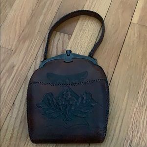 Justin boots leather small purse